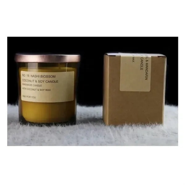 MOQ 10 pcs Aromatic Soy Wax Candle