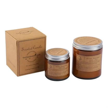 MOQ 10 pcs 6.7 OZ Aromatic Soy Wax Candle