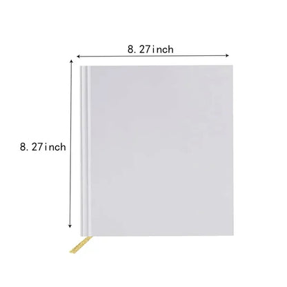 Multipurpose Wedding Signature Guest Book Blank Notebook