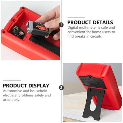 Portable high precision lcd display digital multimeter