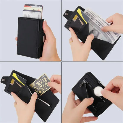Multifunctional portable minimalist slim card holder wallet