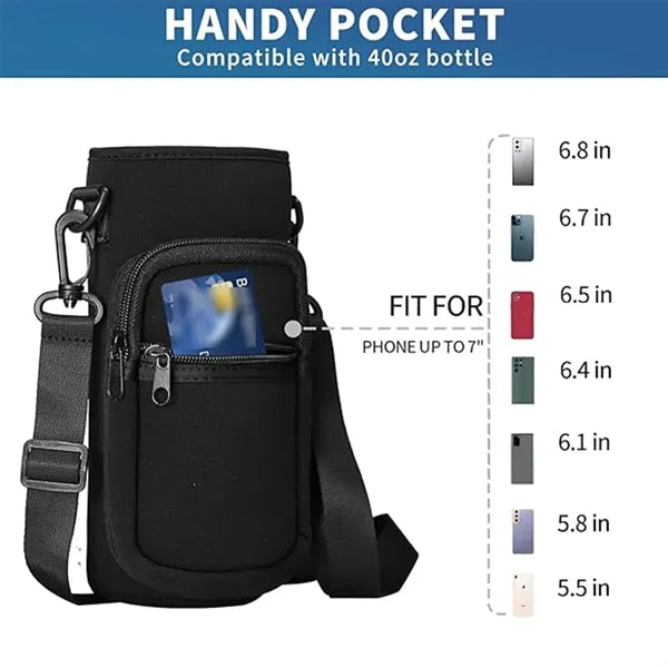 Multifunctional outdoor hiking cycling bottle carrier bag