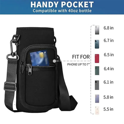 Multifunctional outdoor hiking cycling bottle carrier bag