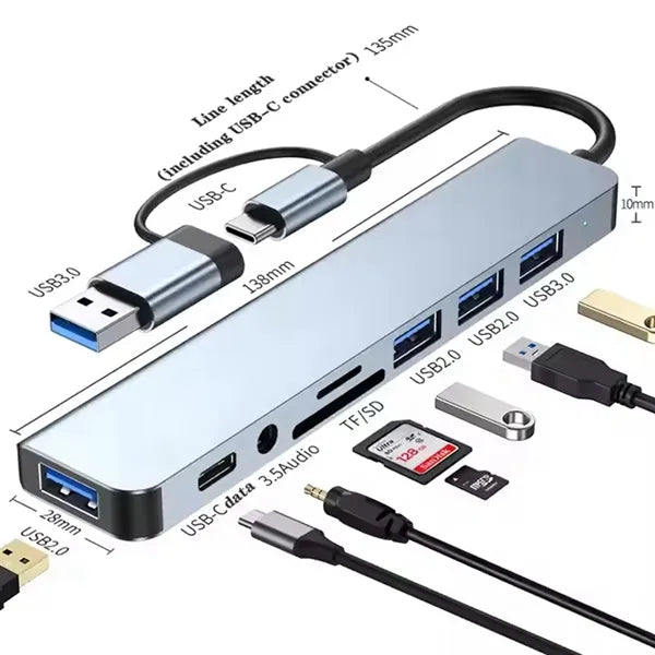 Gift Box packed Usb C Hub