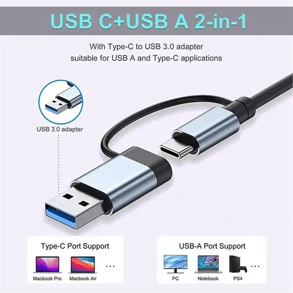 Gift Box packed Usb C Hub