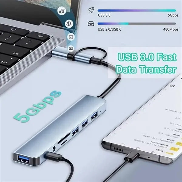 Gift Box packed Usb C Hub