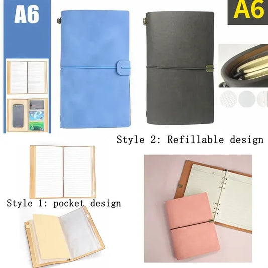 A6/A5/B5 Leather Notebook