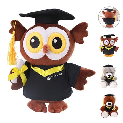 Meaningful keepsake graduation bachelor's hat owl doll