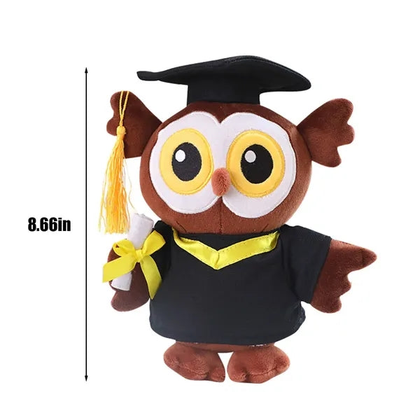 Meaningful keepsake graduation bachelor's hat owl doll