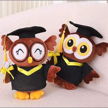 Meaningful keepsake graduation bachelor's hat owl doll
