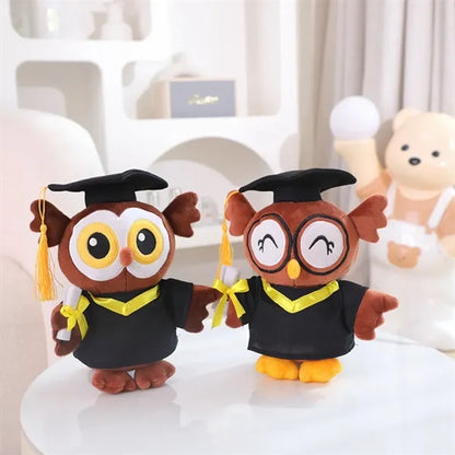 Meaningful keepsake graduation bachelor's hat owl doll