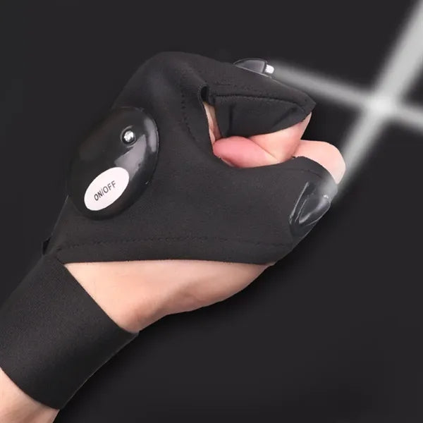 Practical cool gadget finger lights LED flashlight gloves