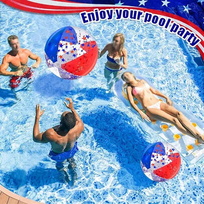 Summer pool beach toys durable flag pvc inflatable ball