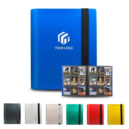 Side loading 360-pocket sports game card collection binder