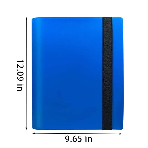 Side loading 360-pocket sports game card collection binder