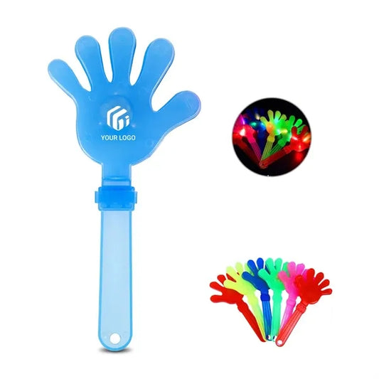 Party favors cheer light up glowing noisemaker hand clapper