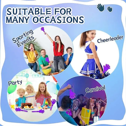 Party favors cheer light up glowing noisemaker hand clapper