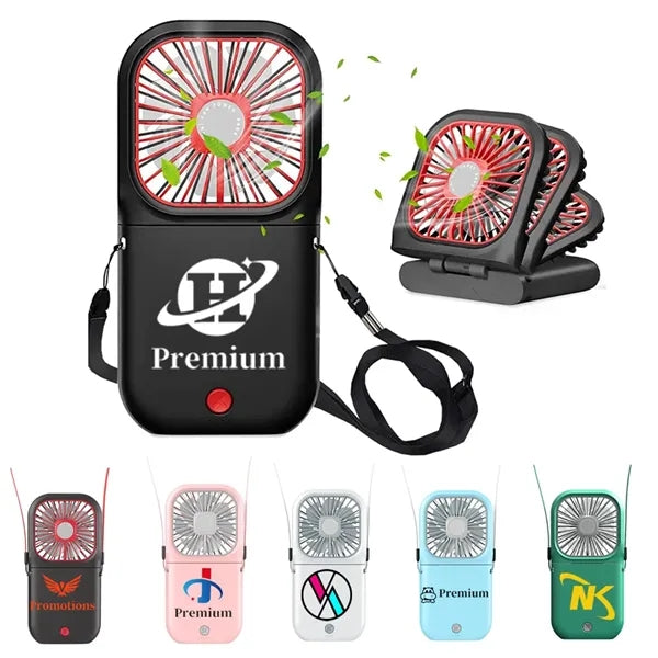 Power Bank and Folding Neck Fan