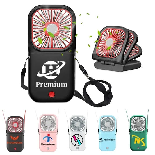 Power Bank and Folding Neck Fan