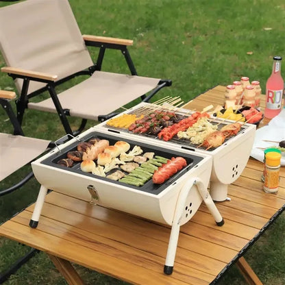 Portable Grills Camping Barbecue Stove Picnic Folding Beach