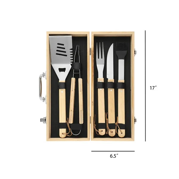 Personalized BBQ Set Box Outdoor cooking Barbecue Grilling