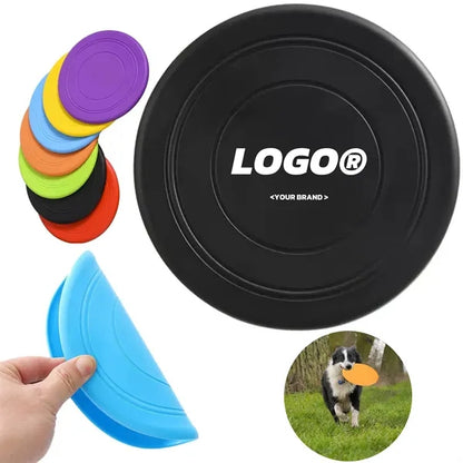 Custom Lightweight Soft Silicone Flying Disc For Outdoor