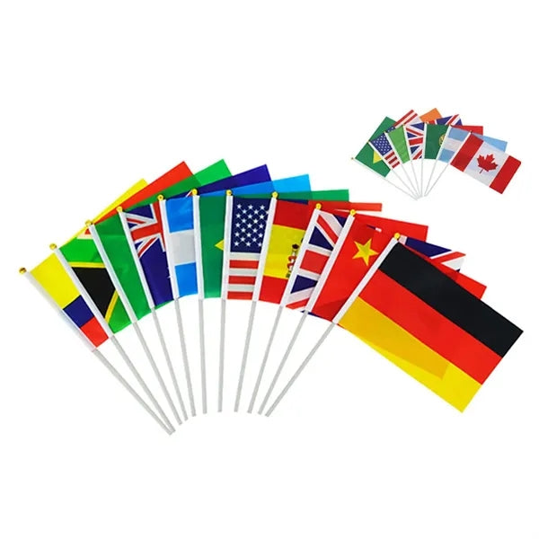 Custom Hand Held Advertising Flag