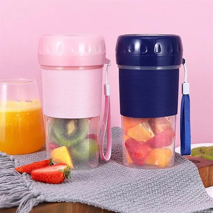 10oz. Portable USB Rechargeable Mini Juicer Cup With Handle