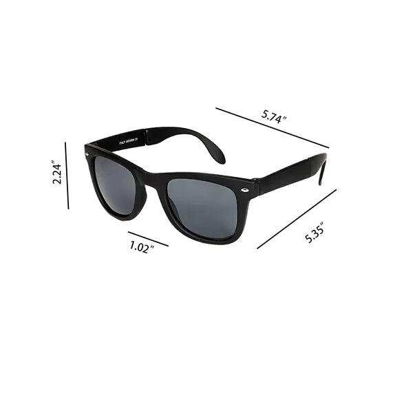 Polarized UV Protection Sunglasses With Zippered Case