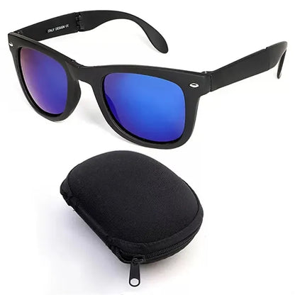 Polarized UV Protection Sunglasses With Zippered Case
