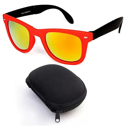 Polarized UV Protection Sunglasses With Zippered Case