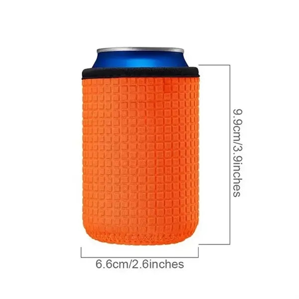 Neoprene Insulated Can Cooler Sleeve With Textured Grip