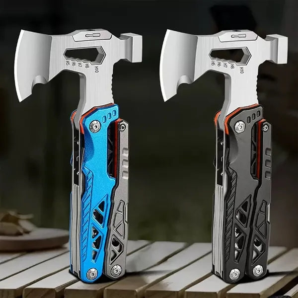 Multi Tool Camping Hatchet With Hammer And Survival Kit