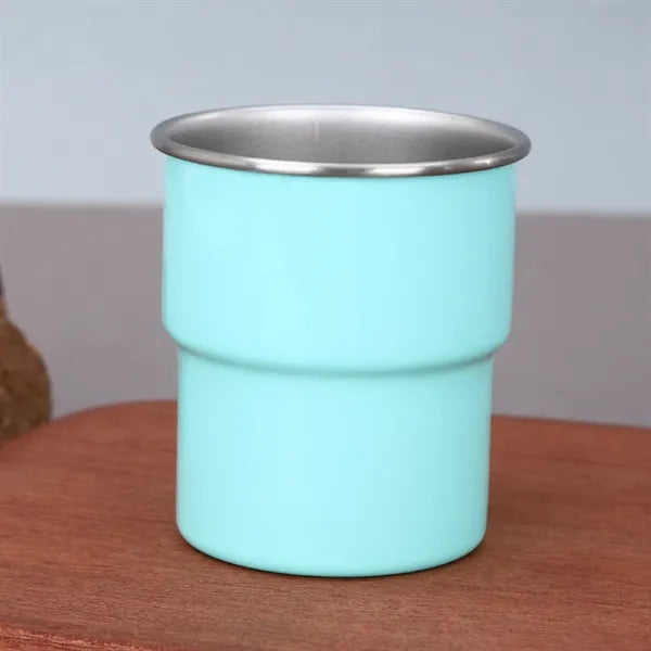 Logo Design 304 SS Single Layer Camping Step Cup