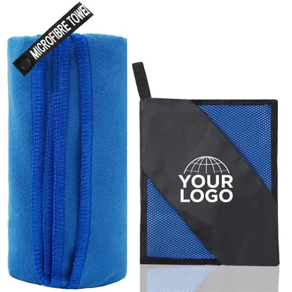 Portable microfiber sweat absorbent sports towel