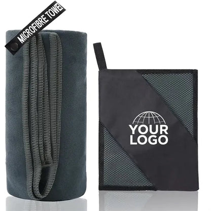 Portable microfiber sweat absorbent sports towel