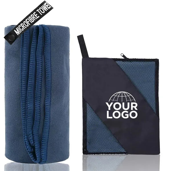 Portable microfiber sweat absorbent sports towel
