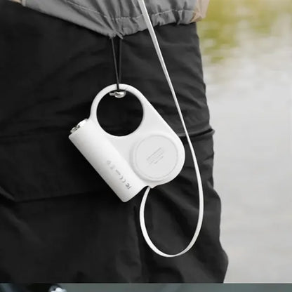 5000mAh Power Bank with Retractable Type C