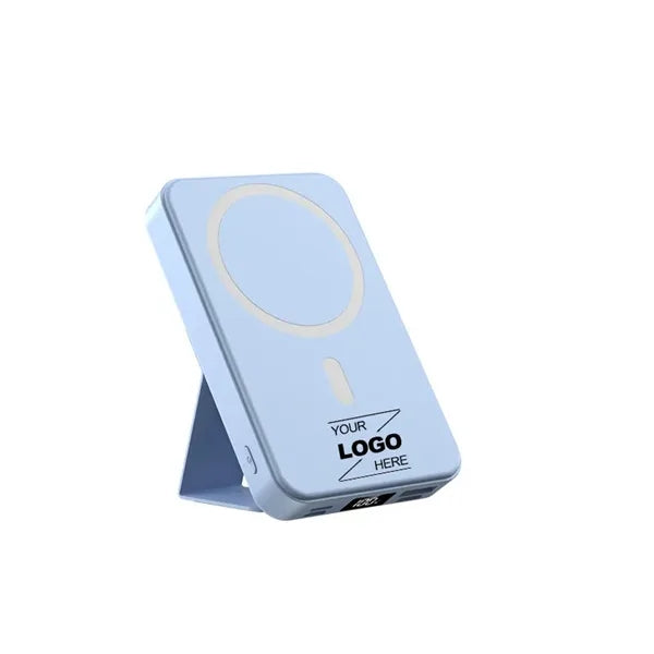 10000mAh Foldable Wireless Portable Charger with LED Display
