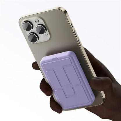 10000mAh Foldable Wireless Portable Charger with LED Display