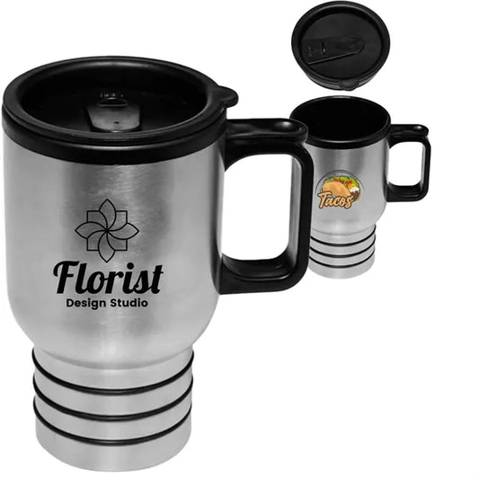 16 oz Double Wall Construction Stainless Steel Travel Mugs