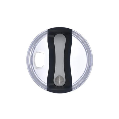 30oz. Dual Wall Stainless Steel & PP Tumbler with Clear Lid