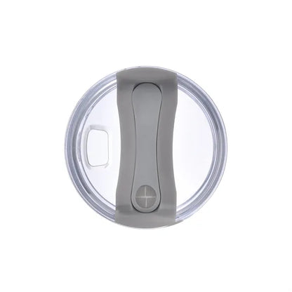 30oz. Dual Wall Stainless Steel & PP Tumbler with Clear Lid