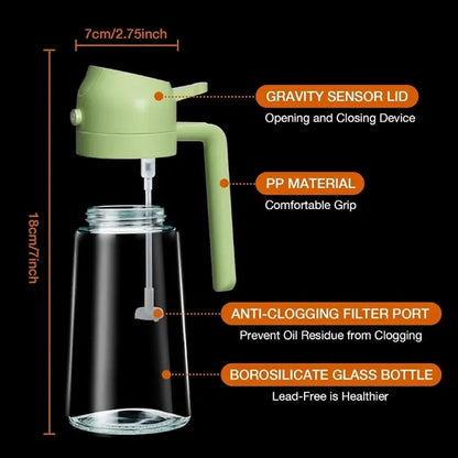 2 In 1 Oil Dispenser Sprayer 16oz
