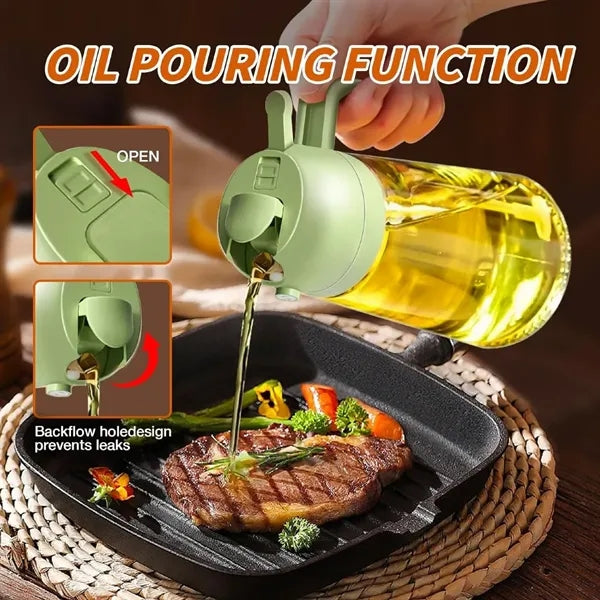 2 In 1 Oil Dispenser Sprayer 16oz