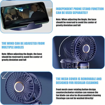 Mini Handheld Fan Cooling Travel Portable