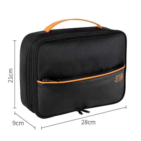 Digital Electronic Storage Bag with Removable Partitions