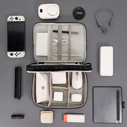 Digital Electronic Storage Bag with Removable Partitions