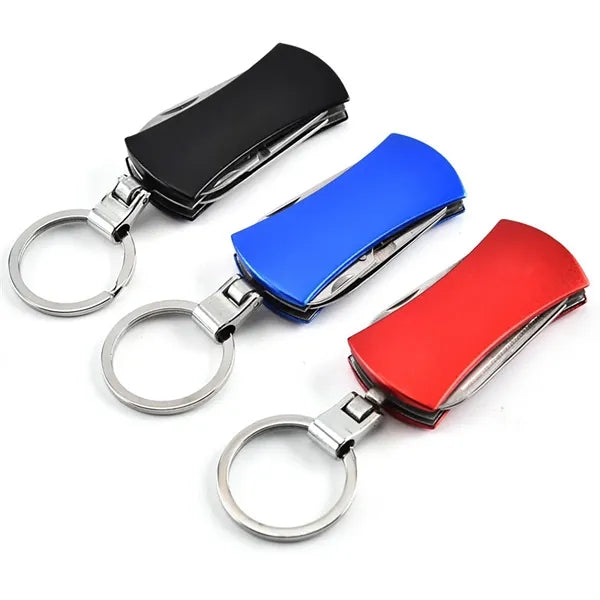 Multi Tool Keychain with Bottle Opener and Knife