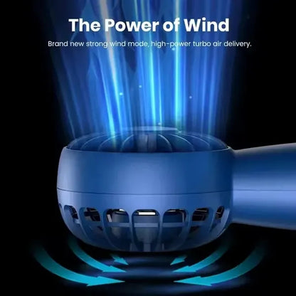 Summer Rechargeable Handheld Mini Fan with 3 Speeds Portable